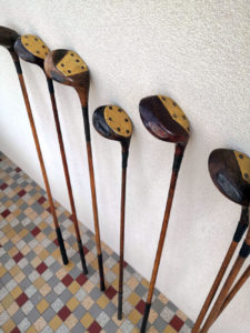 Collection de clubs de golf