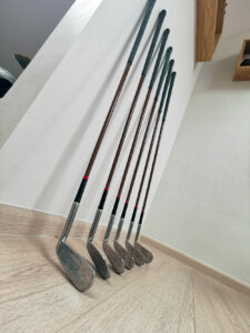 Vintage golf irons from 1940