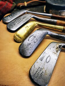 Ancien Putter de golf vintage rénové pour la décoration ou en idée cadeau golfeur