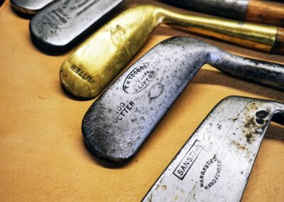 Ancien Putter de golf vintage rénové pour la décoration ou en idée cadeau golfeur