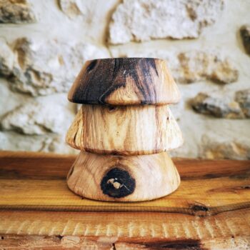 Socles de taille moyenne en chêne pour mini ballon ou footgolf