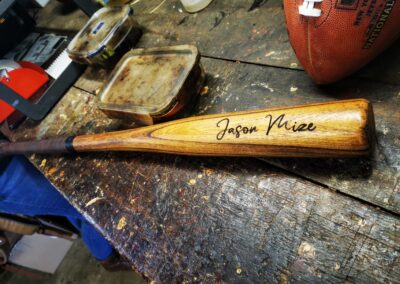 Batte de baseball en bois d'acacia personnalisée