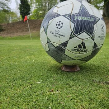 Tee footgolf en bois massif ultra robuste avec taille homologuée FIFG