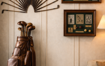 Décoration golf : comment donner du cachet à un intérieur avec un sac de golf ou des clubs anciens ?