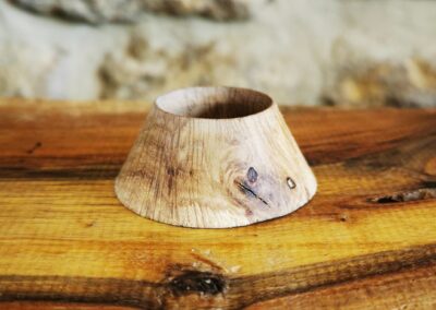 Mini socle en chêne massif naturel