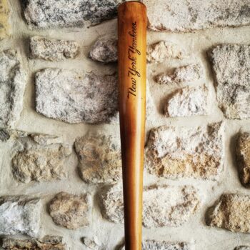 Gravure personnalisée sur batte de baseball en bois massif