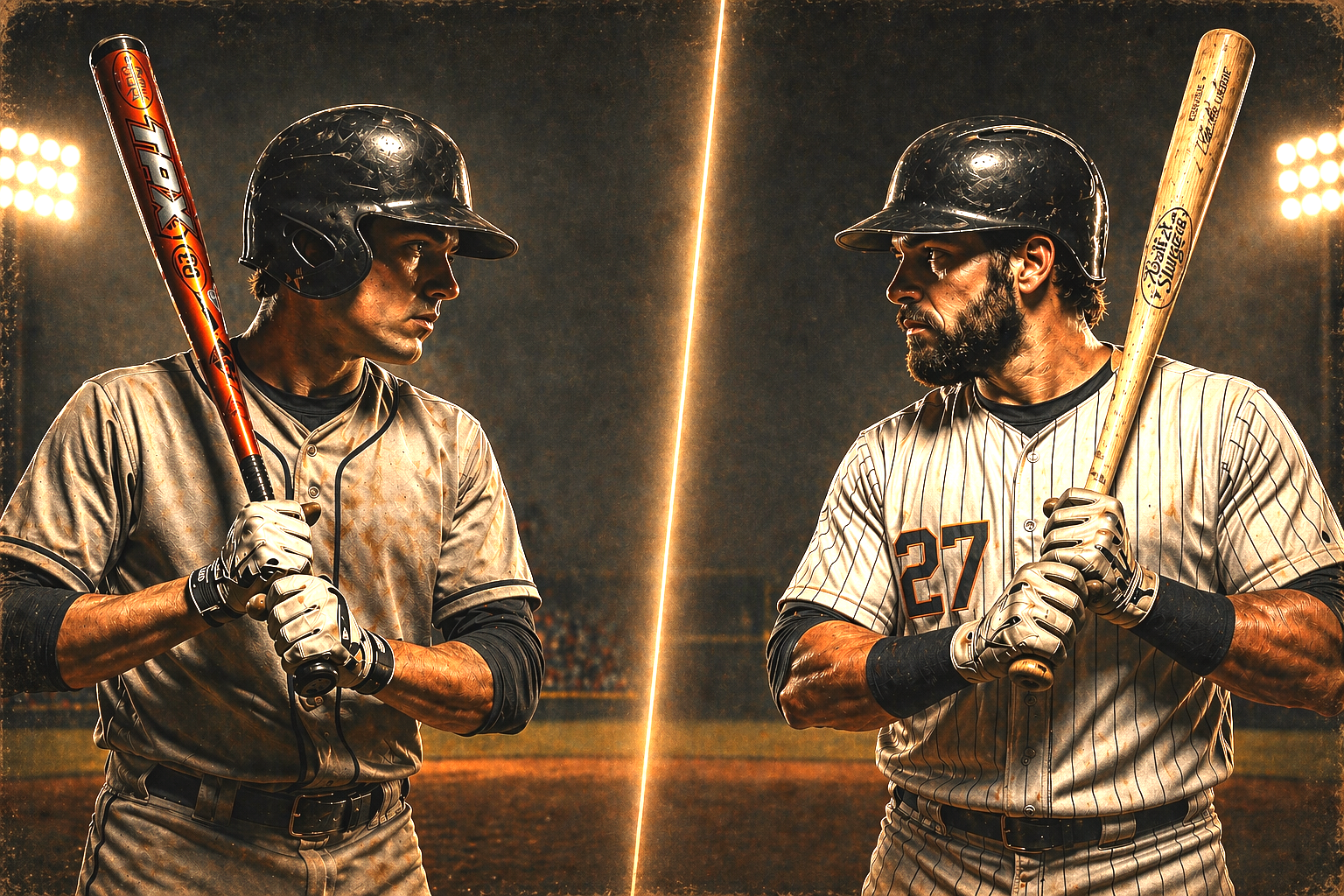 Batte de baseball alu ou bois